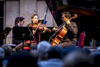 Cuarteto de música de cámara en el Instituto Antonio Machado