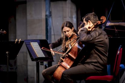 Cuarteto de música de cámara en el Instituto Antonio Machado