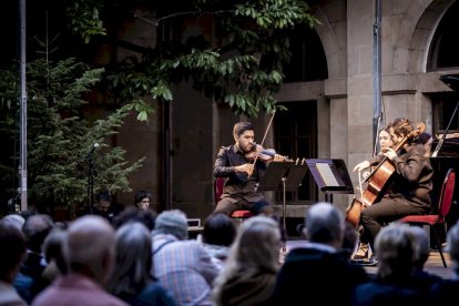 Cuarteto de música de cámara en el Instituto Antonio Machado