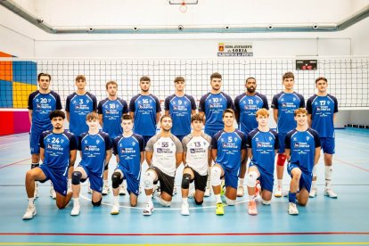 Los celestes del Grupo Herce de voley inician la campaña 25/26