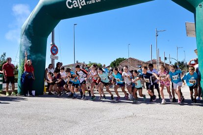 Un centenar de participantes se dieron cita en la Carrera de Golmayo.