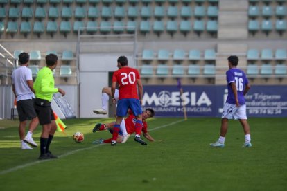 Primera derrota de los sorianos en su visita a La Balastera