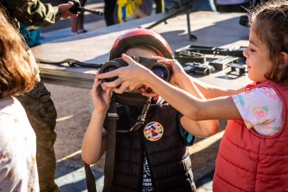 Los niños conocieron los Centauros y las armas del Ejército