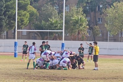 Imagen del partido del Ingenieros en la capital del Ebro.
