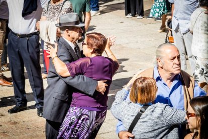Cientos de personas bailaron en la Plaza Mayor