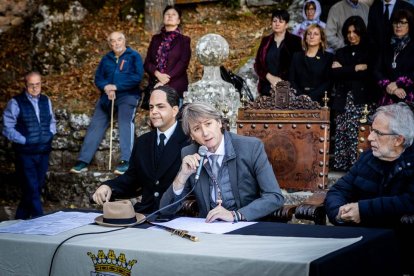 El acto se produjo tras la misa en la ermita