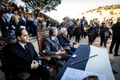 El acto se produjo tras la misa en la ermita