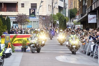 Celebración del día de la Virgen del Pilar Día y el día de la Hispanidad.