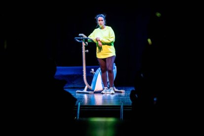 Los actores fueron muy aplaudidos en el Palacio de la Audiencia