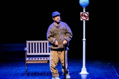 Los actores fueron muy aplaudidos en el Palacio de la Audiencia