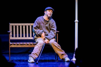 Los actores fueron muy aplaudidos en el Palacio de la Audiencia