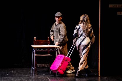 Los actores fueron muy aplaudidos en el Palacio de la Audiencia