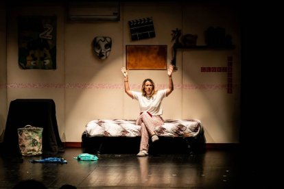 Los actores fueron muy aplaudidos en el Palacio de la Audiencia