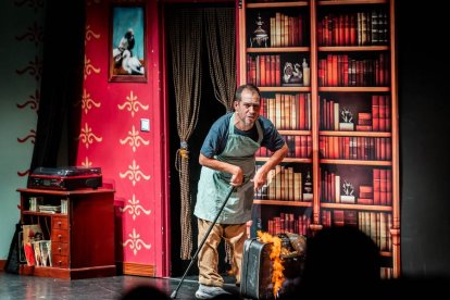 Los actores fueron muy aplaudidos en el Palacio de la Audiencia