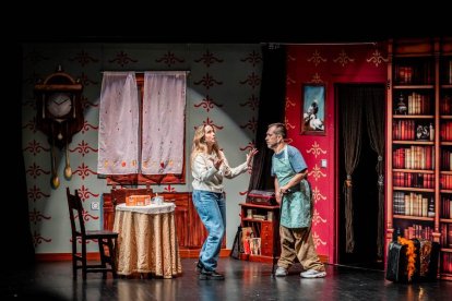 Los actores fueron muy aplaudidos en el Palacio de la Audiencia