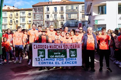 El Camino por Soria Contra el Cáncer vuelve a llenar las calles de la capital de miles de personas para recaudar fondos para la investigación.