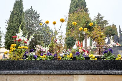 El cementerio de Soria recibe a miles de personas para honrar a sus seres queridos.