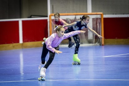 Entrenamiento del Club Patín Soria.