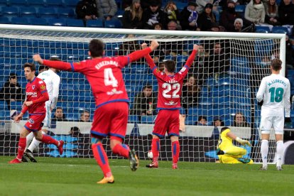 El Real Madrid ha sido el último Primera División al que se ha enfrentado el Numancia.
