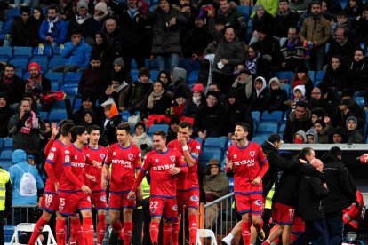 El Real Madrid ha sido el último Primera División al que se ha enfrentado el Numancia.