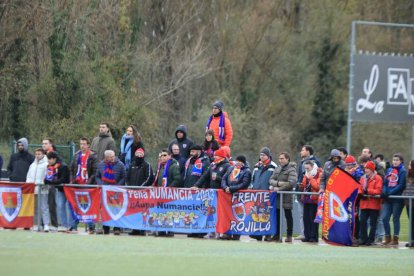 Los rojillos y su afición volvieron a Soria con el trabajo hecho