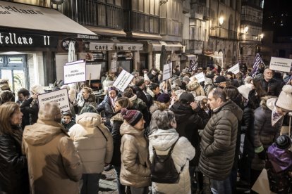La manifestación recorrió las calles centrales de la ciudad