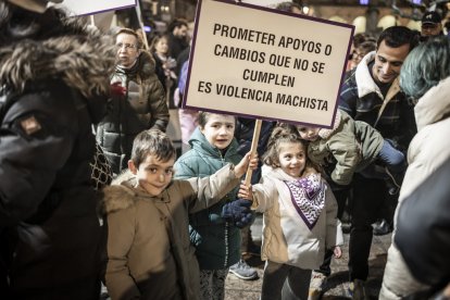 La manifestación recorrió las calles centrales de la ciudad