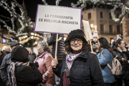 La manifestación recorrió las calles centrales de la ciudad