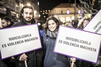 La manifestación recorrió las calles centrales de la ciudad