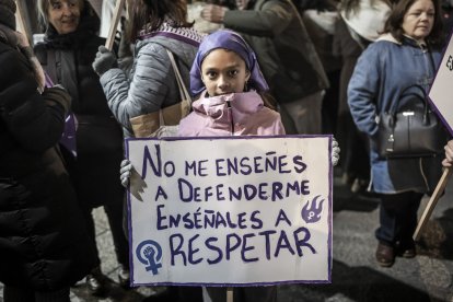 La manifestación recorrió las calles centrales de la ciudad