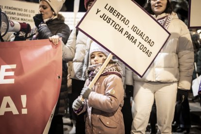 La manifestación recorrió las calles centrales de la ciudad