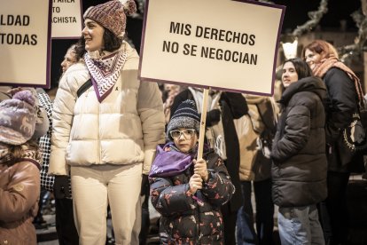 La manifestación recorrió las calles centrales de la ciudad