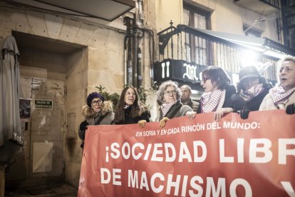 La manifestación recorrió las calles centrales de la ciudad