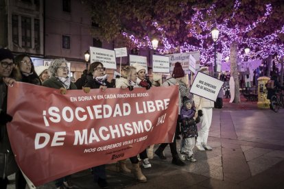 La manifestación recorrio las calles centrales de la ciudad