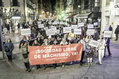 La manifestación recorrio las calles centrales de la ciudad