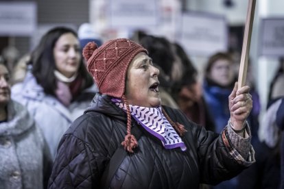 La manifestación recorrio las calles centrales de la ciudad