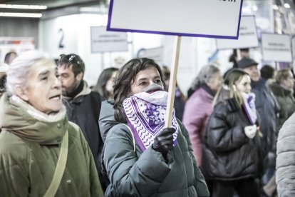 La manifestación recorrio las calles centrales de la ciudad
