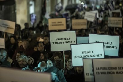 La manifestación recorrio las calles centrales de la ciudad
