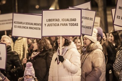 La manifestación recorrio las calles centrales de la ciudad