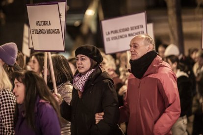 La manifestación recorrio las calles centrales de la ciudad