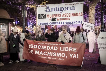 La manifestación recorrio las calles centrales de la ciudad