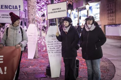 La manifestación recorrio las calles centrales de la ciudad