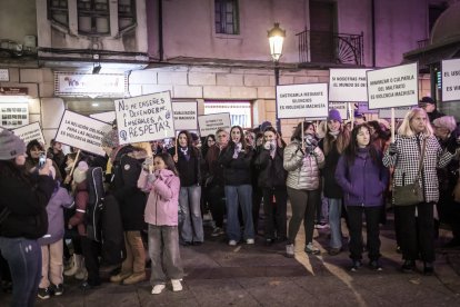 La manifestación recorrio las calles centrales de la ciudad