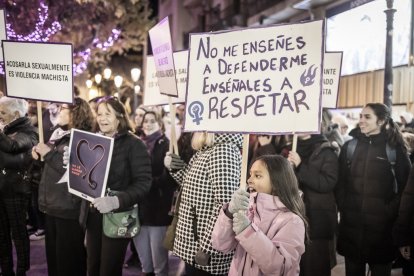 La manifestación recorrio las calles centrales de la ciudad