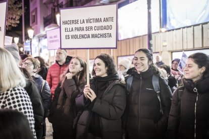 La manifestación recorrio las calles centrales de la ciudad