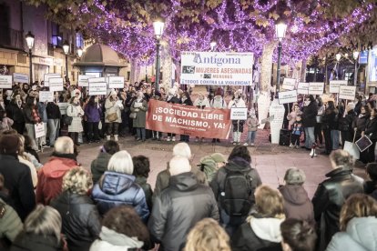 La manifestación recorrio las calles centrales de la ciudad