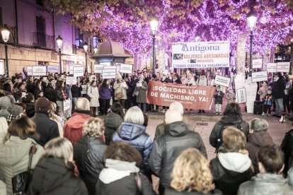 La manifestación recorrio las calles centrales de la ciudad
