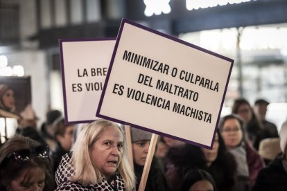 La manifestación recorrio las calles centrales de la ciudad