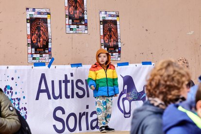 Un total de 341 participantes en la prueba garreña en una mañana invernal.
