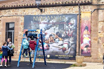 Un total de 341 participantes en la prueba garreña en una mañana invernal.